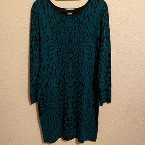 Carmen Marc Valvo Sweater Dress